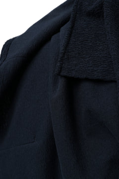 Load image into Gallery viewer, ISAMU KATAYAMA BACKLASH LONG SLEEVE CUT & SEWN / RANDOM PILE FABRIC (NAVY)