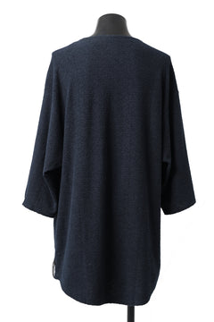Load image into Gallery viewer, ISAMU KATAYAMA BACKLASH OVER FITTED CUT & SEWN / RANDOM PILE FABRIC (NAVY)
