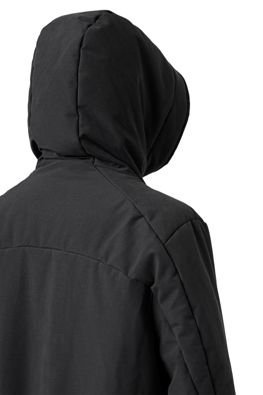 画像をギャラリービューアに読み込む, thomkrom HOODIE ZIP JACKET / WARM PADDED (BLACK)
