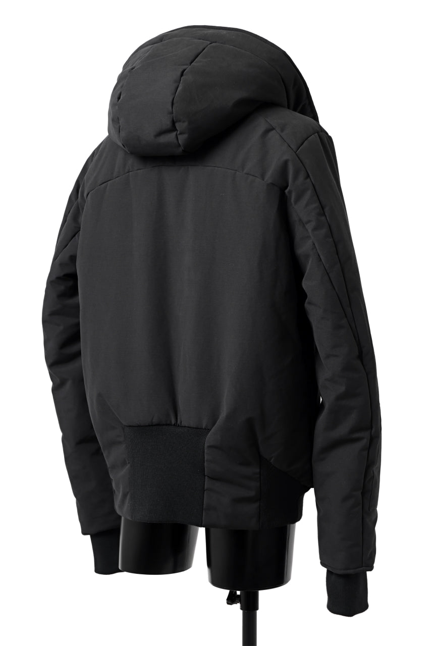画像をギャラリービューアに読み込む, thomkrom HOODIE ZIP JACKET / WARM PADDED (BLACK)