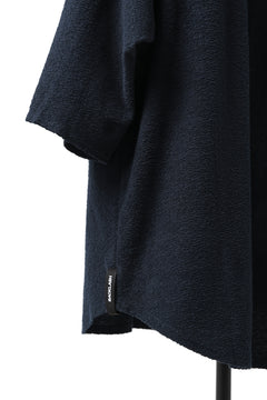 Load image into Gallery viewer, ISAMU KATAYAMA BACKLASH OVER FITTED CUT & SEWN / RANDOM PILE FABRIC (NAVY)