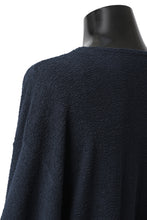 Load image into Gallery viewer, ISAMU KATAYAMA BACKLASH OVER FITTED CUT & SEWN / RANDOM PILE FABRIC (NAVY)