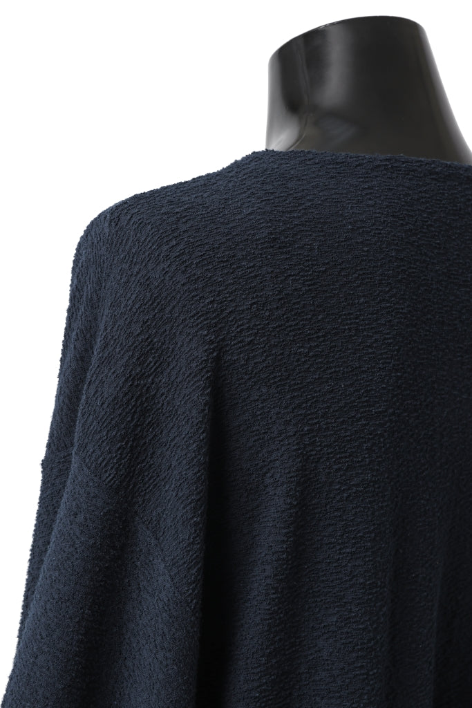 Load image into Gallery viewer, ISAMU KATAYAMA BACKLASH OVER FITTED CUT & SEWN / RANDOM PILE FABRIC (NAVY)