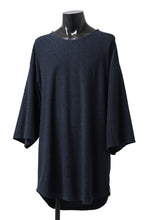 Load image into Gallery viewer, ISAMU KATAYAMA BACKLASH OVER FITTED CUT & SEWN / RANDOM PILE FABRIC (NAVY)