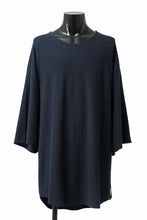 Load image into Gallery viewer, ISAMU KATAYAMA BACKLASH OVER FITTED CUT & SEWN / RANDOM PILE FABRIC (NAVY)