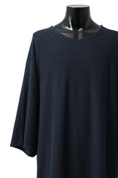Load image into Gallery viewer, ISAMU KATAYAMA BACKLASH OVER FITTED CUT & SEWN / RANDOM PILE FABRIC (NAVY)