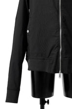 Load image into Gallery viewer, thomkrom MA-1 JACKET / ELASTIC VISCOSE-NYLON (BLACK)