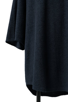Load image into Gallery viewer, ISAMU KATAYAMA BACKLASH OVER FITTED CUT & SEWN / RANDOM PILE FABRIC (NAVY)