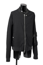 Load image into Gallery viewer, thomkrom MA-1 JACKET / ELASTIC VISCOSE-NYLON (BLACK)