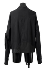 Load image into Gallery viewer, thomkrom MA-1 JACKET / ELASTIC VISCOSE-NYLON (BLACK)