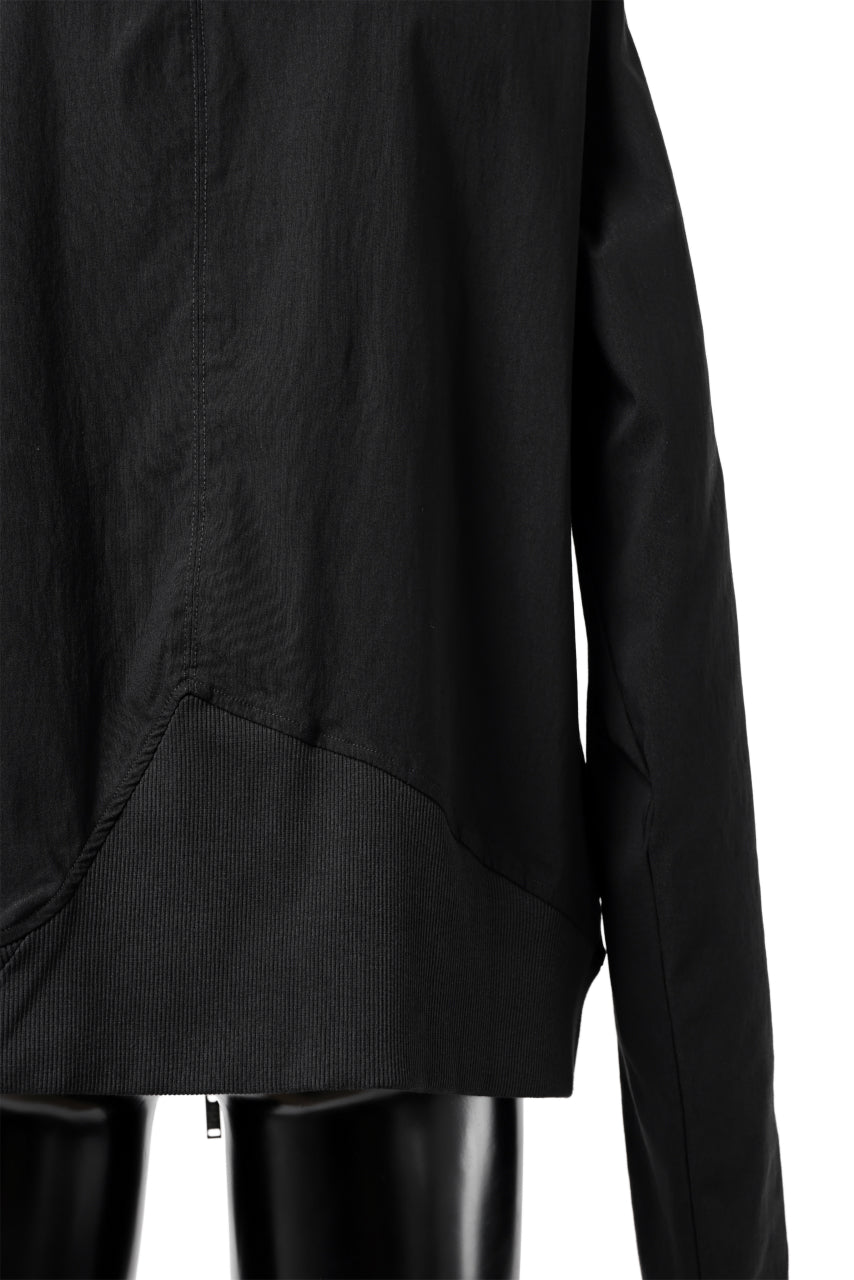 Load image into Gallery viewer, thomkrom MA-1 JACKET / ELASTIC VISCOSE-NYLON (BLACK)