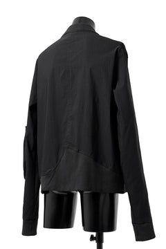 Load image into Gallery viewer, thomkrom MA-1 JACKET / ELASTIC VISCOSE-NYLON (BLACK)