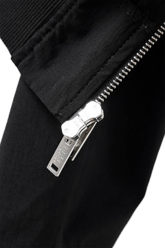 Load image into Gallery viewer, thomkrom MA-1 JACKET / ELASTIC VISCOSE-NYLON (BLACK)