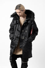 画像をギャラリービューアに読み込む, ISAMU KATAYAMA BACKLASH xx ALPHA INDUSTRIES N-3B JACKET (BLACK)