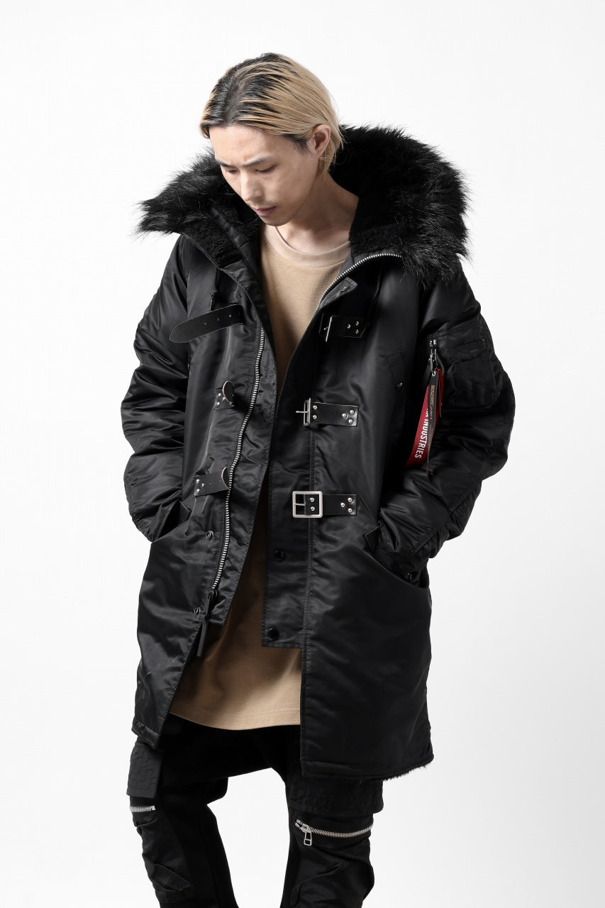 画像をギャラリービューアに読み込む, ISAMU KATAYAMA BACKLASH xx ALPHA INDUSTRIES N-3B JACKET (BLACK)