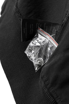 Load image into Gallery viewer, thomkrom MA-1 JACKET / ELASTIC VISCOSE-NYLON (BLACK)