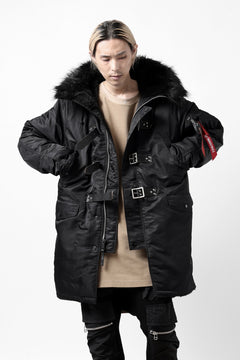画像をギャラリービューアに読み込む, ISAMU KATAYAMA BACKLASH xx ALPHA INDUSTRIES N-3B JACKET (BLACK)