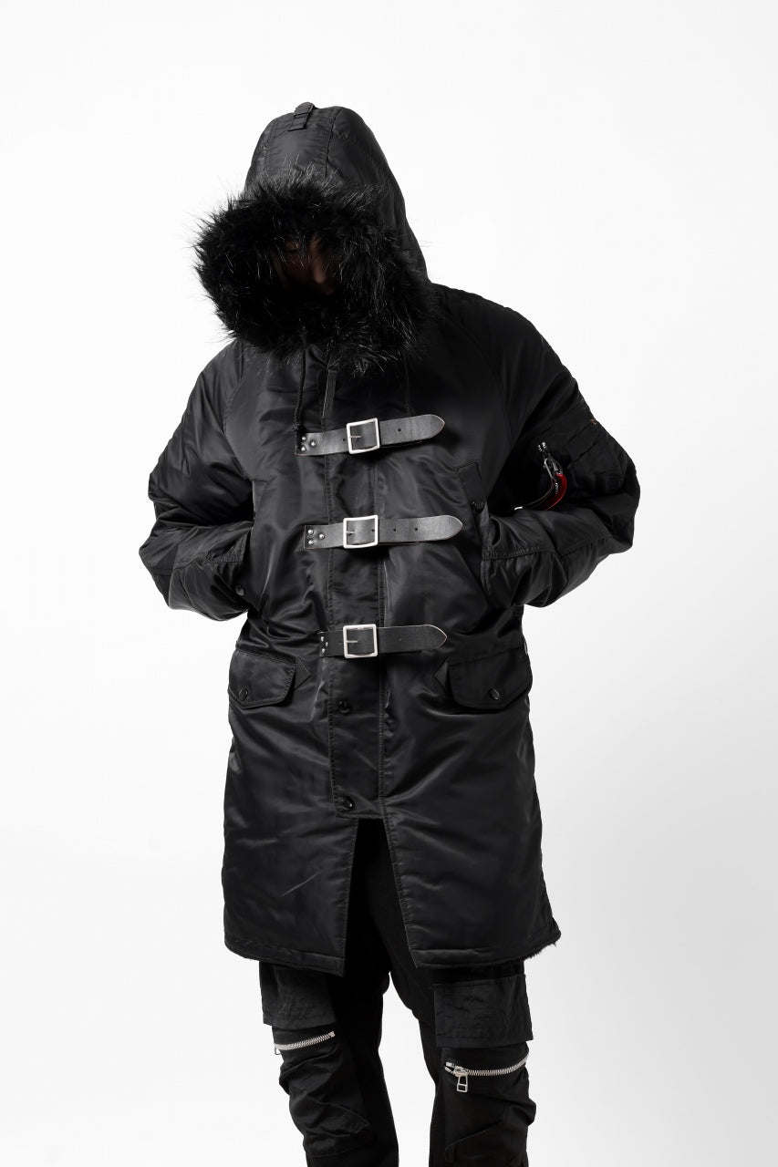 画像をギャラリービューアに読み込む, ISAMU KATAYAMA BACKLASH xx ALPHA INDUSTRIES N-3B JACKET (BLACK)