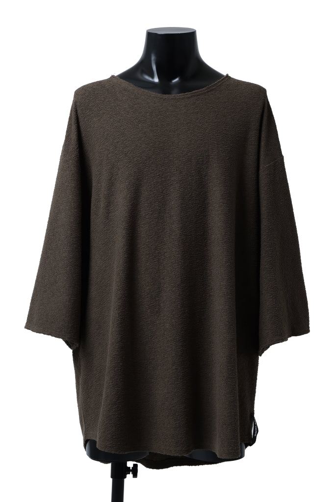 Load image into Gallery viewer, ISAMU KATAYAMA BACKLASH OVER FITTED CUT & SEWN / RANDOM PILE FABRIC (KHAKI)