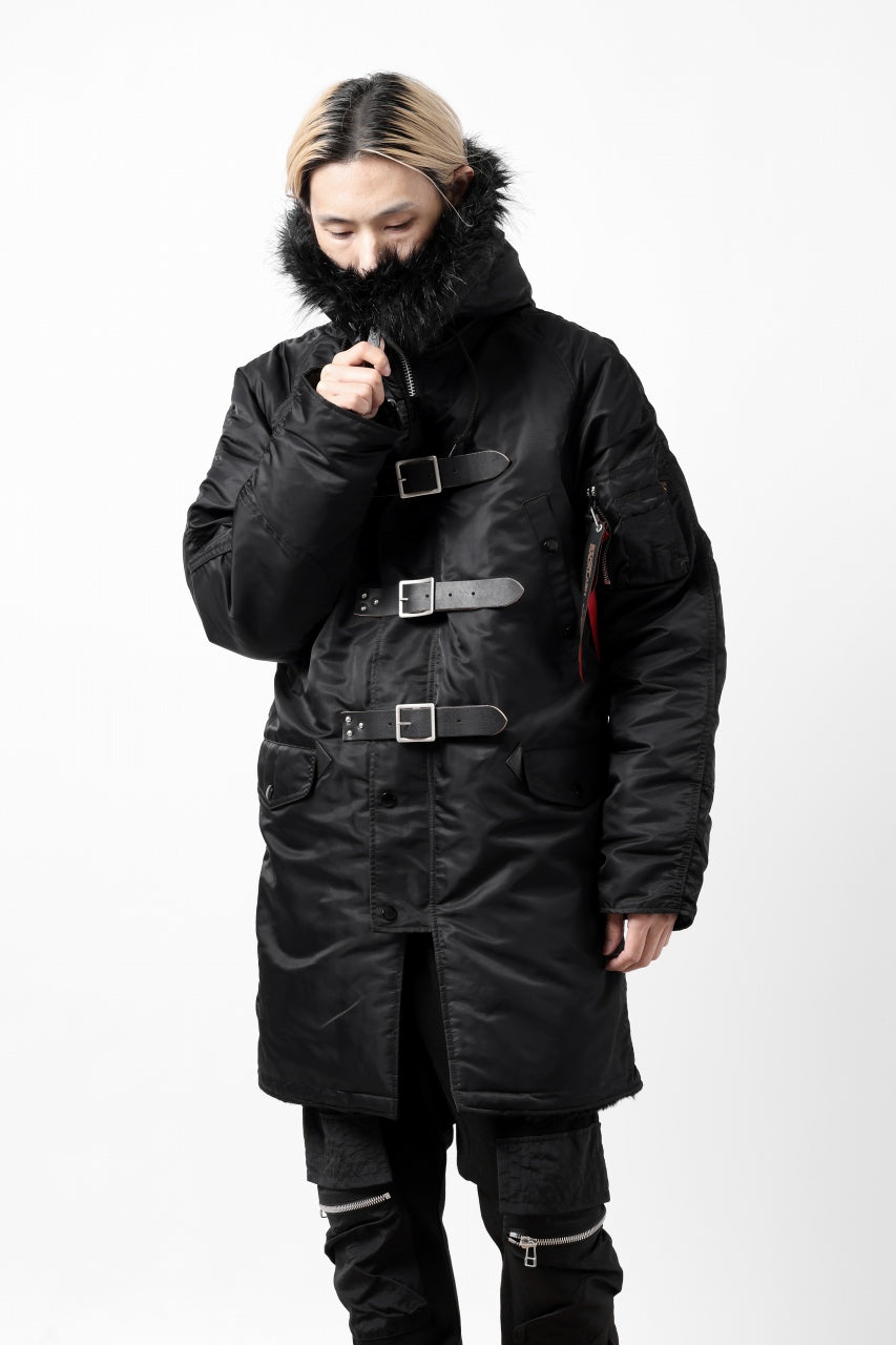 画像をギャラリービューアに読み込む, ISAMU KATAYAMA BACKLASH xx ALPHA INDUSTRIES N-3B JACKET (BLACK)
