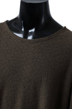 Load image into Gallery viewer, ISAMU KATAYAMA BACKLASH OVER FITTED CUT & SEWN / RANDOM PILE FABRIC (KHAKI)