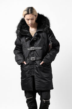 画像をギャラリービューアに読み込む, ISAMU KATAYAMA BACKLASH xx ALPHA INDUSTRIES N-3B JACKET (BLACK)