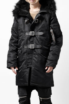 画像をギャラリービューアに読み込む, ISAMU KATAYAMA BACKLASH xx ALPHA INDUSTRIES N-3B JACKET (BLACK)