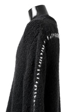 Load image into Gallery viewer, thomkrom HAND STITCH KNIT PULLOVER / ALPACA WOOL (BLACK)