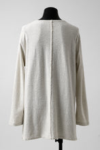 Load image into Gallery viewer, ISAMU KATAYAMA BACKLASH LONG SLEEVE CUT & SEWN / RANDOM PILE FABRIC (BEIGE)