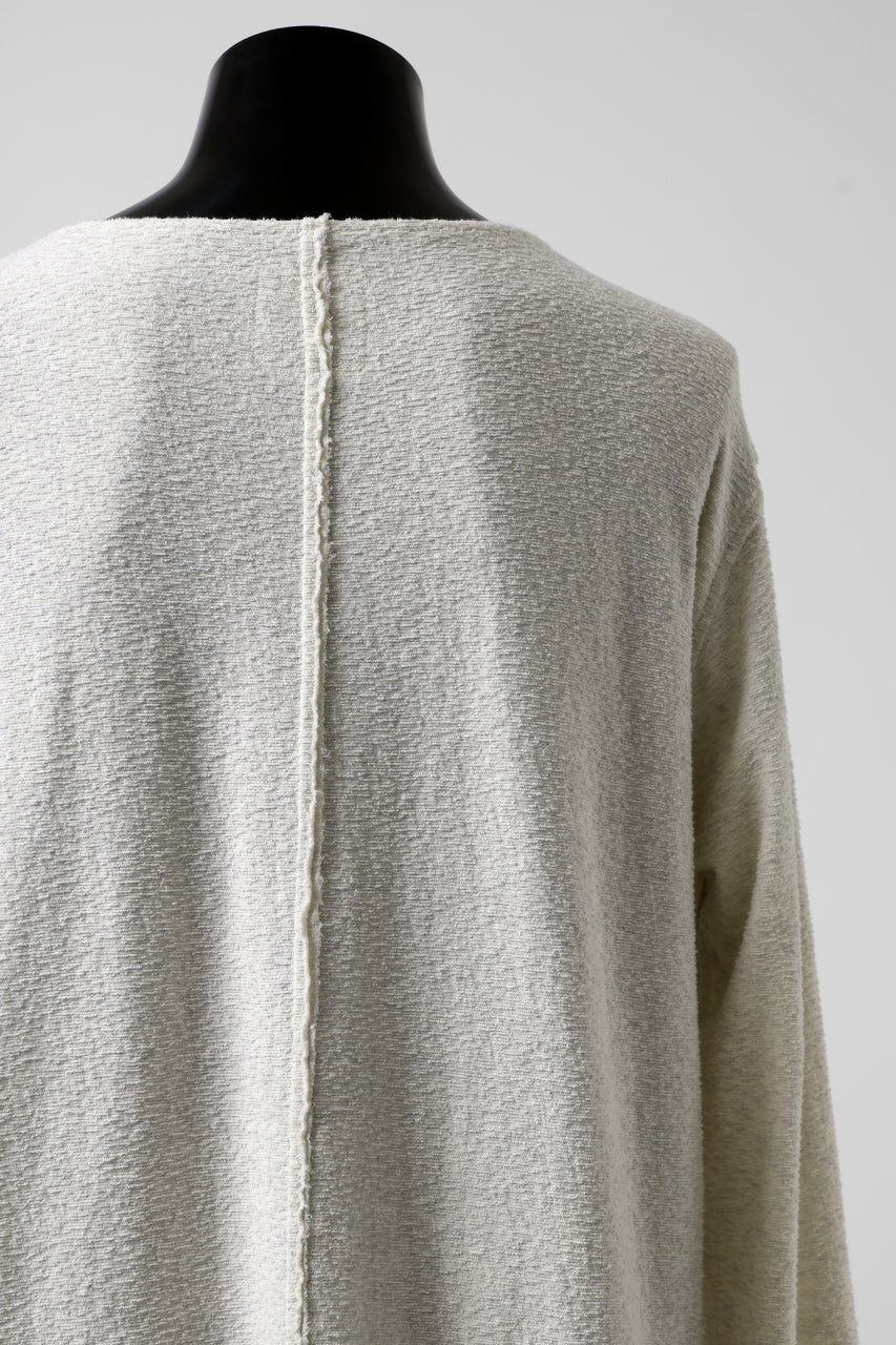 Load image into Gallery viewer, ISAMU KATAYAMA BACKLASH LONG SLEEVE CUT & SEWN / RANDOM PILE FABRIC (BEIGE)