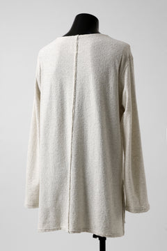 Load image into Gallery viewer, ISAMU KATAYAMA BACKLASH LONG SLEEVE CUT & SEWN / RANDOM PILE FABRIC (BEIGE)