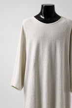 Load image into Gallery viewer, ISAMU KATAYAMA BACKLASH OVER FITTED CUT & SEWN / RANDOM PILE FABRIC (BEIGE)