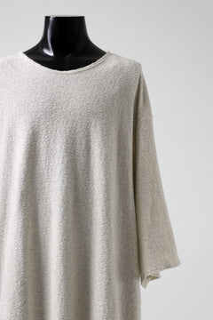 Load image into Gallery viewer, ISAMU KATAYAMA BACKLASH OVER FITTED CUT & SEWN / RANDOM PILE FABRIC (BEIGE)