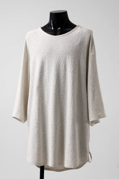 Load image into Gallery viewer, ISAMU KATAYAMA BACKLASH OVER FITTED CUT & SEWN / RANDOM PILE FABRIC (BEIGE)