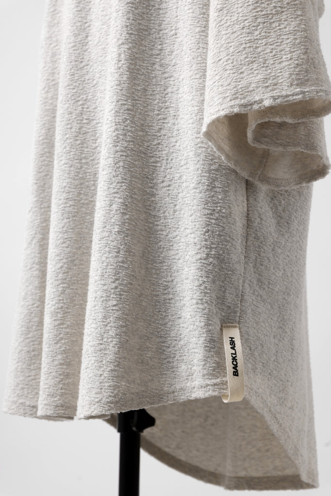 Load image into Gallery viewer, ISAMU KATAYAMA BACKLASH OVER FITTED CUT & SEWN / RANDOM PILE FABRIC (BEIGE)