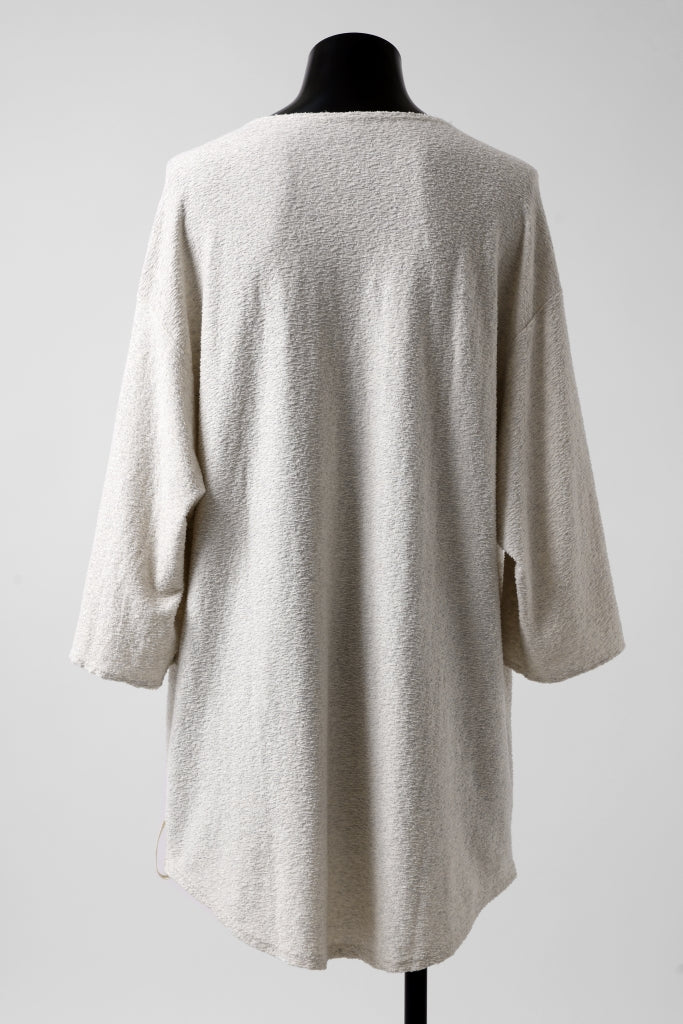 Load image into Gallery viewer, ISAMU KATAYAMA BACKLASH OVER FITTED CUT & SEWN / RANDOM PILE FABRIC (BEIGE)