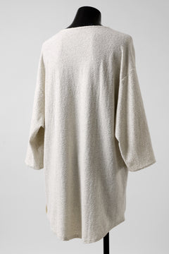 Load image into Gallery viewer, ISAMU KATAYAMA BACKLASH OVER FITTED CUT & SEWN / RANDOM PILE FABRIC (BEIGE)