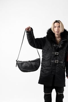 画像をギャラリービューアに読み込む, ISAMU KATAYAMA BACKLASH exclusive UTILITY BAG / GUIDI OILED CALF (BLACK)