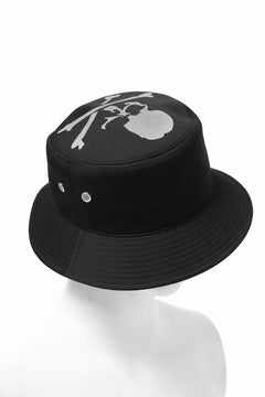 Load image into Gallery viewer, mastermind JAPAN REFLECTIVE SKULL BUCKET HAT (BLACK)