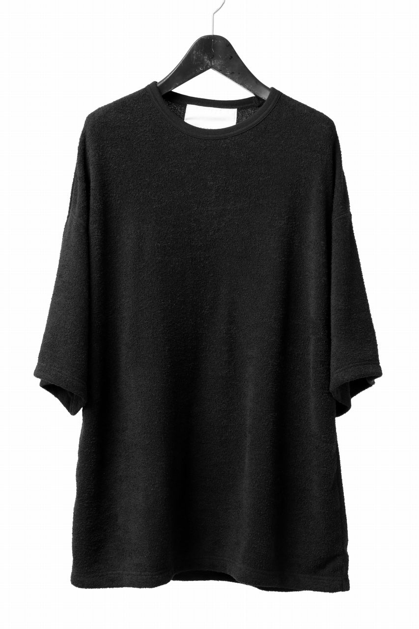 画像をギャラリービューアに読み込む, DEFORMATER.® OVER SIZED TOPS / DOUBLE SIDED SOFT PILE (BLACK)