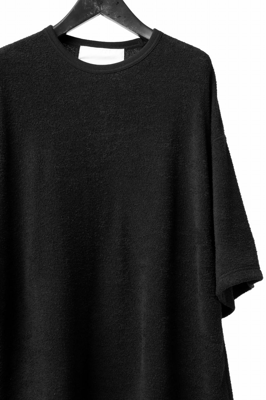 DEFORMATER.® OVER SIZED TOPS / DOUBLE SIDED SOFT PILE (BLACK)