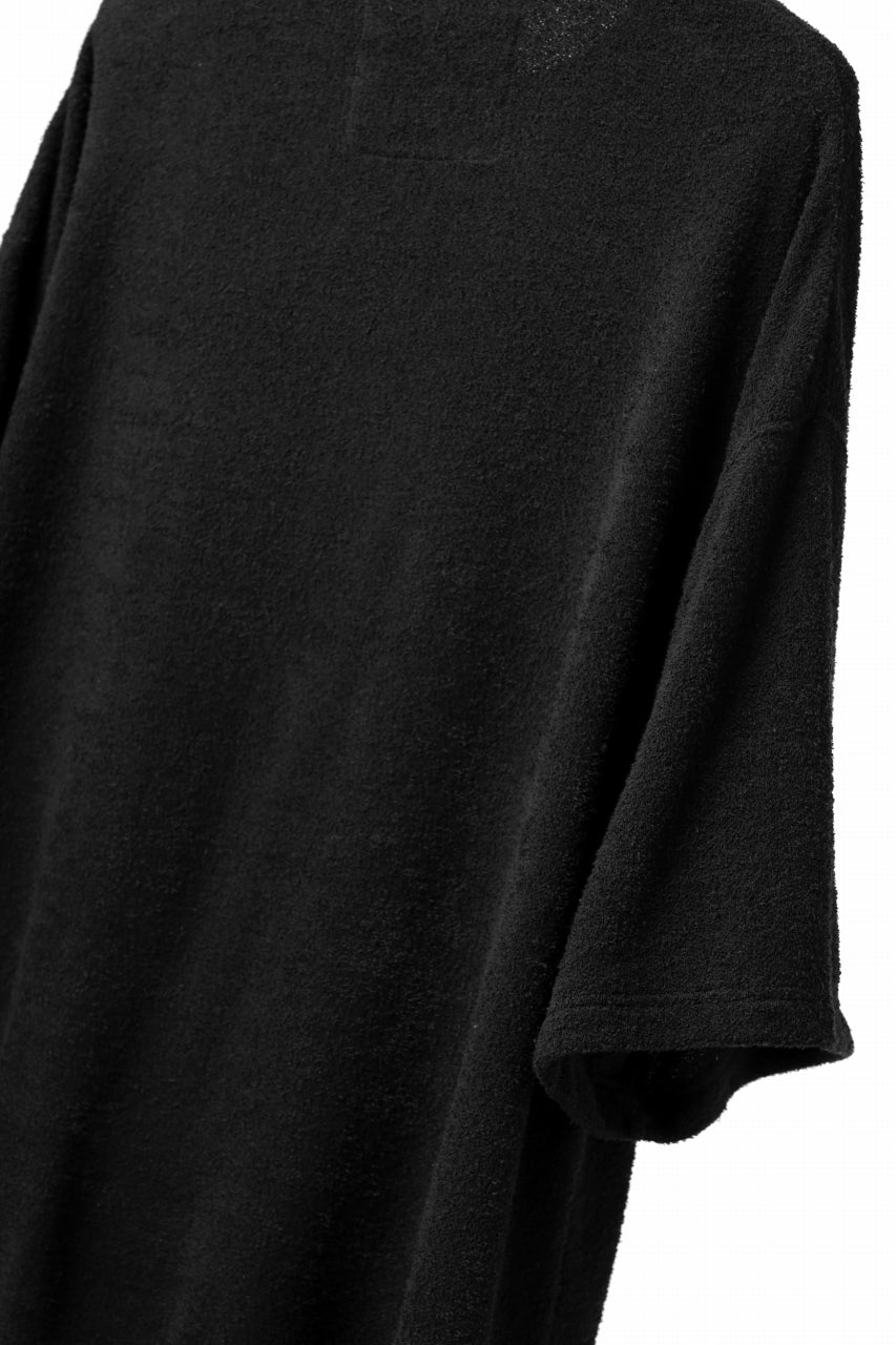 画像をギャラリービューアに読み込む, DEFORMATER.® OVER SIZED TOPS / DOUBLE SIDED SOFT PILE (BLACK)