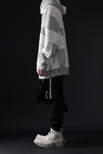 画像をギャラリービューアに読み込む, mastermind JAPAN SWEAT HOODIE / SWITCH PATCHWORK (TOP GRAY)