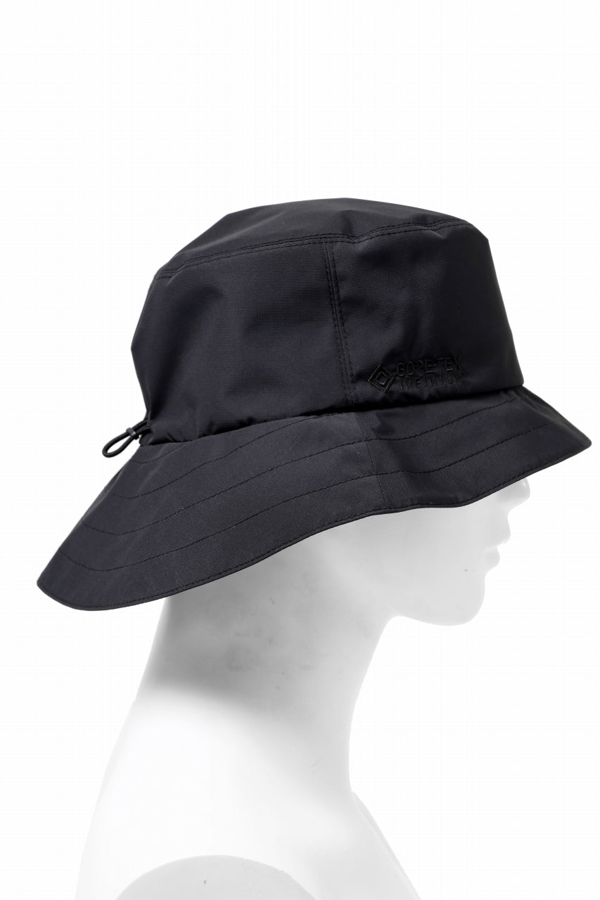 画像をギャラリービューアに読み込む, D-VEC FISHERMANS HAT / GORE-TEX INFINIUM™ MINI RIPSTOP 2L (NIGHT SEA BLACK)