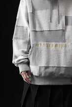 画像をギャラリービューアに読み込む, mastermind JAPAN SWEAT HOODIE / SWITCH PATCHWORK (TOP GRAY)