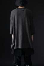 画像をギャラリービューアに読み込む, DEFORMATER.® OVER SIZED TOPS / DOUBLE SIDED SOFT PILE (CHARCOAL)