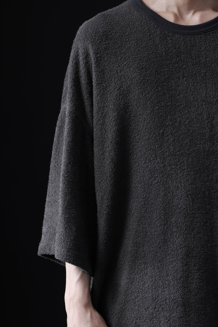 画像をギャラリービューアに読み込む, DEFORMATER.® OVER SIZED TOPS / DOUBLE SIDED SOFT PILE (CHARCOAL)