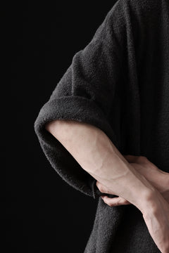 Load image into Gallery viewer, DEFORMATER.® BOMBER-HOODIE JACKET / SWEAT+WAFFLE JERSEY (BLACK)