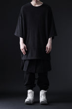 画像をギャラリービューアに読み込む, DEFORMATER.® OVER SIZED TOPS / DOUBLE SIDED SOFT PILE (BLACK)
