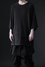 画像をギャラリービューアに読み込む, DEFORMATER.® OVER SIZED TOPS / DOUBLE SIDED SOFT PILE (BLACK)